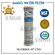 AMGO USA Imported MATRIKX CTO Matrix KX CTO 10" 8X Performance , Water Filter