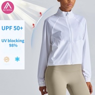 AirActive Windbreaker UV Jacket Long Sleeve Sports Top Zipper