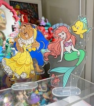 (大立牌)日本絕版迪士尼100週年紀念限定盲袋美女與野獸貝兒belle美人魚Ariel小魚仙亞克力大立牌擺設擺件 。睡公主sleeping beauty睡美人愛洛公主奧羅拉 Princess Auro