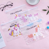 !!! Waterproof Cute Unicorn Pencil Cases And Mask Storage Pouch Cases With Zip