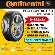 Continental Eco Contact 6 195/65R15 195-65R15 195-65-R15 15 INCH