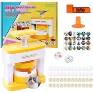 Machine,  Maker Badge Machine,  Maker Machine, 55 mm DIY  Press Machine with 24 Accessories, Pin Mak