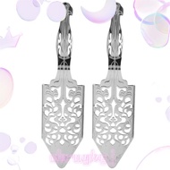 2 Pieces Absinthe Spoons, Stainless Steel Absinthe Cocktails Spoon Making Kit Gothic Absinthe Founta