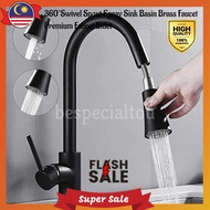 Kitchen Basin Sink Faucet Kitchen Tap Kitchen Mixer Taps Pull Out 360 Swivel Spout Spray Sink Basin Brass Faucet Premium