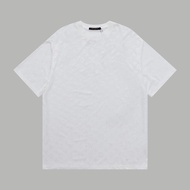 Kemeja-T Lelaki dan Wanita Baju-T Bercetak T-Shirt Longgar Leher Bulat Baju-T Pakaian Luar Baju-T Je