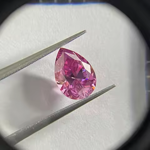 Meisidian Pink Pear Cut 4x6mm To 12x16mm Moissanite Diamond On Sale