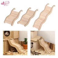 [Abbraccia] Hamster Climbing Toy, Hamster Cage Platform, Habitat Decoration, Wooden Ladder