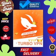 Turbo VPN VIP for Android Life Time (Lowest Price in the market)