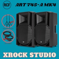 RCF ART 745-A MK4 - 15" 2-Way 1400W Active Speaker With Speaker Stand And Cable -Each / Pair ( ART745A / ART745A / MK4 )
