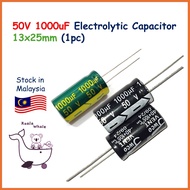 50V 1000uF Electrolytic Capacitor Kapasitor13x25mm Elco 50V1000UF