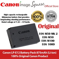 100% Original Canon LP-E12 battery pack LPE12 (M100, M200, M50, M, M2, M10, EOS 100D)