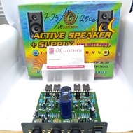 Kit Power Active Speaker + Supply Stereo 1600 watt KL 2000 TIP 3055 .