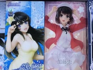 全新 Taito 景品 櫻島麻衣 + 加藤惠 路人女主