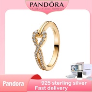 S925 sterling silver agent to purchase products birthday gift Infinite Lab-grown Diamond Pavé Double