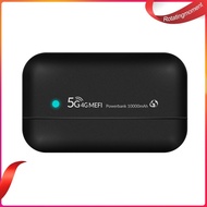 ❤ RotatingMoment  4G Wireless LTE Router 150Mbps 10000mAh Mini WiFi Router Car Cottage Mobile Wireless Hotspot with Sim Card Unlimited Internet