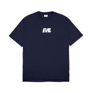 EVIL TSHIRT - TEXT A23 NAVY