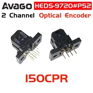 Original Avago HEDS-9720#P52 H9720 150DPI 150CPR 2 Channel Optical Encoder Modules Inkjet Printer En