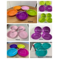 Tupperware Small Cresendo Plates Set / Plate o Bowl/ Pinggan Makan Plastik Budak/ Dinnerware