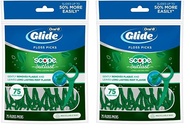 Complete Glide Floss Picks, Scope Outlast, 75-ct (Pack of 2)
