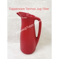 Tupperware Red Thermos Jug 1Litre