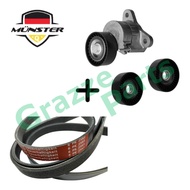 Münster Fan Belt Tensioner Idler Pulley Bearing / 6PK2563 (6PK2565) for Inspira 1.8 2.0 CY4A Mitsubi