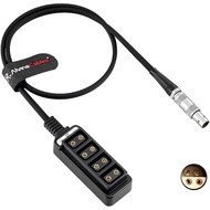 0S 4Pin to 4Port D-tap Female Power Splitter for ARRI Trinity Focus 60cm 2ft