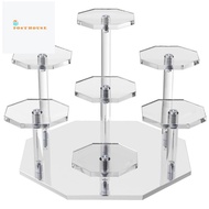 1 PCS Acrylic Risers Display Stand 7Tier Perfume Organizer and Cupcake Stand