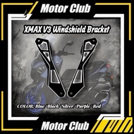 Xmax V3 Windshield CNC Bracket Yamaha Xmax250 V3 Windshield Bracket CNC Thai Design Alloy CNC Bracek