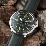 [Original] Seiko SRPD33J1 Prospex Automatic Field Compass Vintage Green Leather Men's Watch