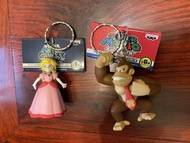 日本正版馬里奧鎖匙扣 碧姬公主 Donkey Kong