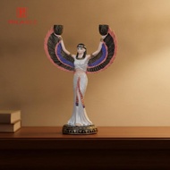 [UsusexaMY] Ancient Deity Figurine Resin Pharaonic Deity Sculpture Multicolor