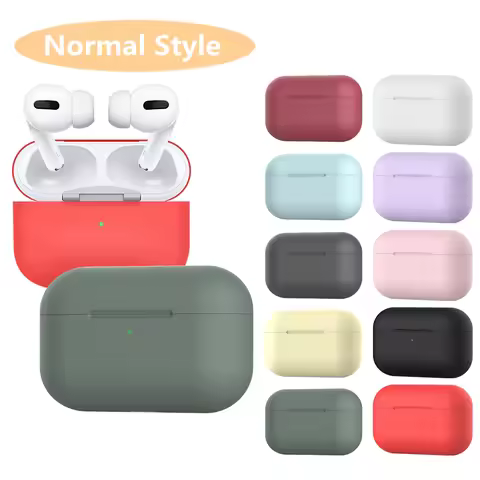1pcs Silicone Cover Case For apple Airpods Pro Case Air Pods 3 Bluetooth Case Protective For Air Pod
