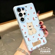 Cute Puppy Candy Color Phone Case For Vivo Y04 Y04S Y03 Y03T Y02 Y02A Y02T Y02S Y01A Y01 Y5S Y3S Y1S