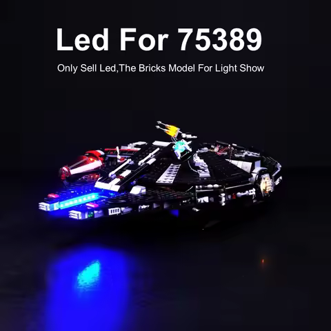 LED Light For LEGO 75389 The Dark Falcon Lamp Building Bricks (Not Include Block Model)