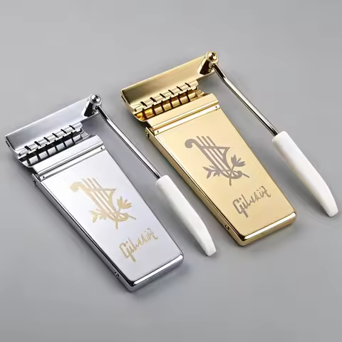 Long Version Arm Tailpiece Tremolo Bridge Vibrola Tremolo Maestro Tailpiece Gold chrome FOR SG Epi G