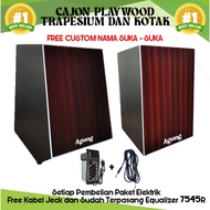 Cajon Drum Box Acoustic and Electric Cajon Drum Box