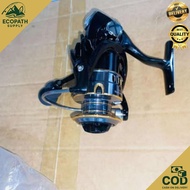 Fishing Reel HE500-7000 5.2:1 Gear Ratio Alloy Spinning Fishing Reel Portable Spinning Reel