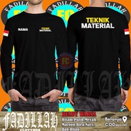 Engineering T-shirt Free Material Your Name DB Long Sleeve DB Distro T-shirt