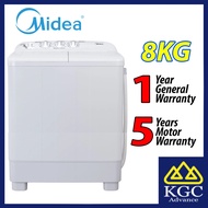 MIDEA 6KG / 7KG / 8KG / 9KG / 11KG / 13KG Semi Auto Washing Machine Washer MSW-6008P / MSW-7118P / M