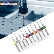 BALLOZY PCB Drill Bits Tungsten Steel PCB Twist Drill Wood CNC Drill Carbide CNC Milling Cutter