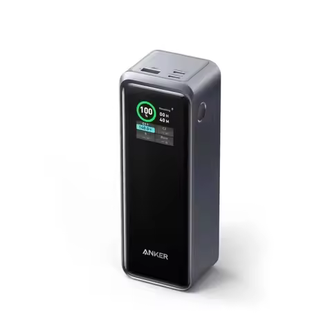 New Anker GaN Prime Power Bank 27650mAh 3-Port 250W Portable Charger Smart App Compatible With Phone
