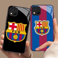 HP DK-63 FC Barcelona Logo HD Glass Casing Realme C11 C20A C20 C2s C2
