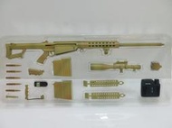 <軍火庫>巴雷特M82A1狙擊步槍~比例1/6~12吋人型適用~ZY-8011