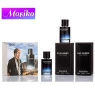 Moriko Savagery Man 2 Bottles x 50ml Perfume Set Gift for Him Savage Men Fresh Fragrance Eau De Colo