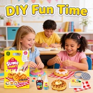 Slime Mart Small Bag Waffles Pretend Play Food Themed DIY Slime Craft Toys by ZURU
