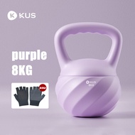 【ถุงมือฟรี】KUS เคตเทิลเบล 6 kg 4/8kg kettlebell เหล็ก เคตเทิลเบลปรับน้ําหนัก ลูกดัมเบล ดัมเบลตุ้ม