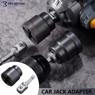 OKCATZONE Heavy Duty Impact Wrench Socket for Car Jack Quick Jack Adapter Reinforced Steel Sleeve Ti