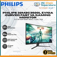 PHILIPS 32M2C3500L EVNIA CURVED FAST VA GAMING MONITOR - 31.5" 2K 1440P 1500R / 180HZ / 0.5MS / HDR