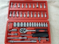 [HCM]Bộ dụng cụ Sửa Chữa Đa Năng 46 Chi Tiết - Bộ Khẩu sữa chữa ô tô xe máy -Bộ 46 Chi Tiết -46 Món 