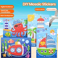 Pelekat Berlian Mozek Kanak-kanak |   Tidak perlu gunting atau gam. |   Mainan Pendidikan Koordinasi